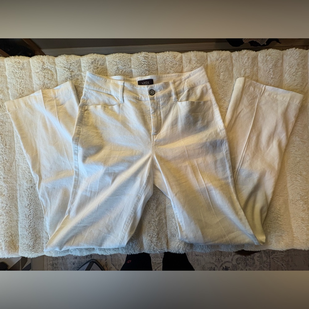 Womens NYDJ linen viscose trouser size 2